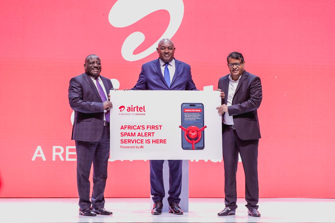 Airtel Uganda Introduces Africa’s First AI-Powered Spam Alert Service to Combat Digital Fraud.