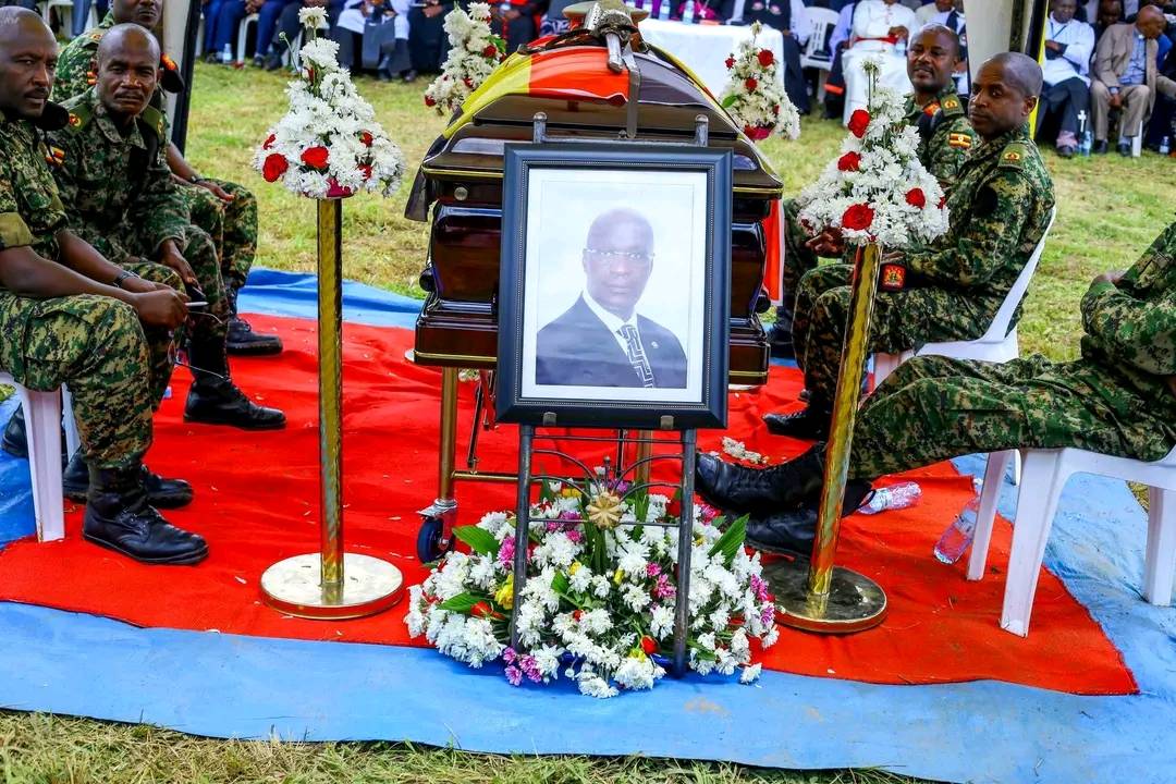 Mourners shed tears as Kashari village colds, Major Kazoora laid to rest
