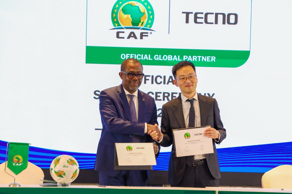 CAF signs pact with Tecno