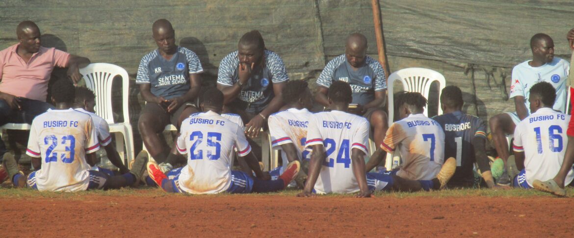 Buluuli must fall, Busiro coaches promise fans to win the next game following a secured draw.