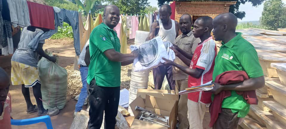 St. Egyito Yere Yere CFM group boosted with beekeeping equipment support in Mt. Kei CFR