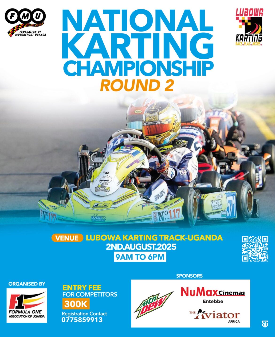 Coming up: National Karting Championship 2025 at Lubowa- Round 2