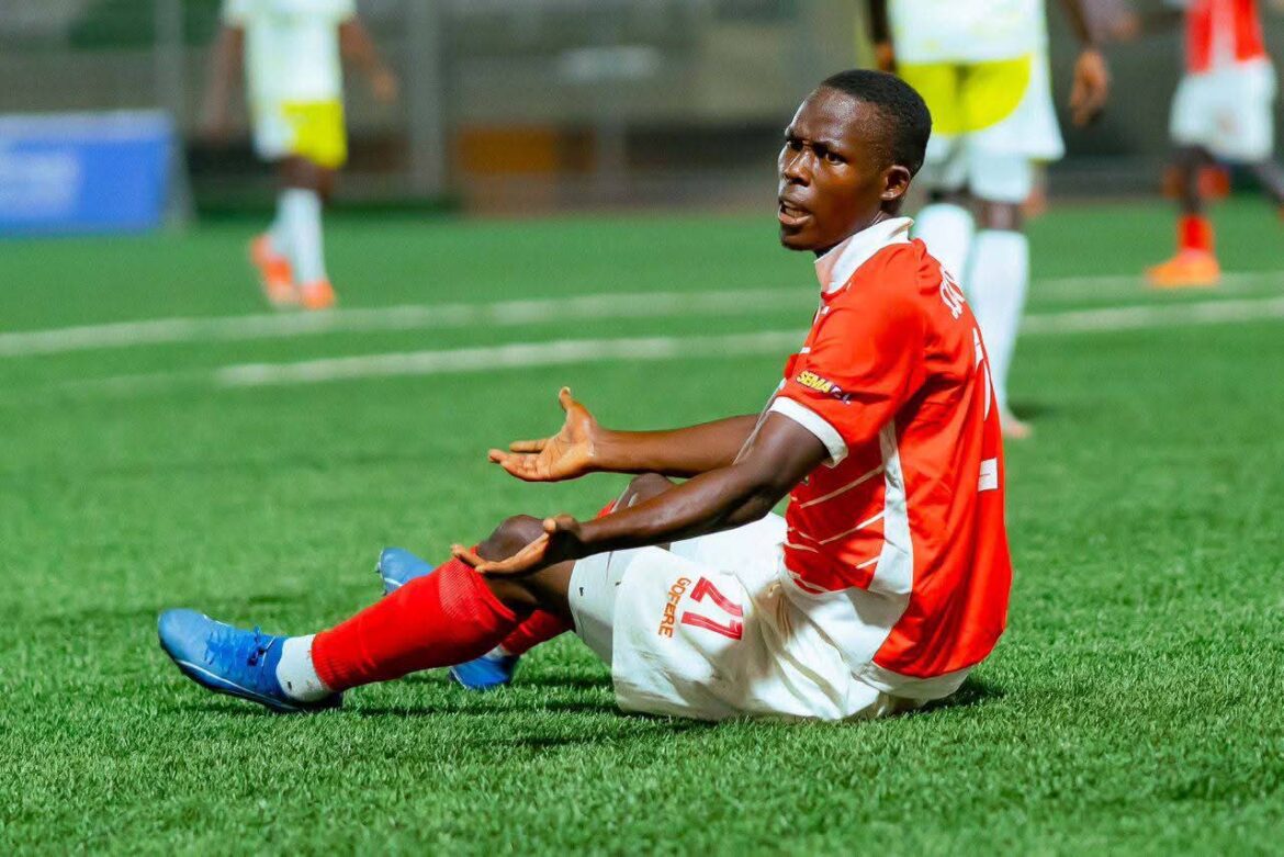 Forward Sam Ssenyonjo moves on