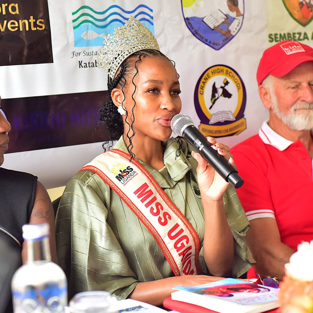 KIDS OF AFRICA: Miss Uganda Nyonyozi champions support for the girl child over poor sanitation