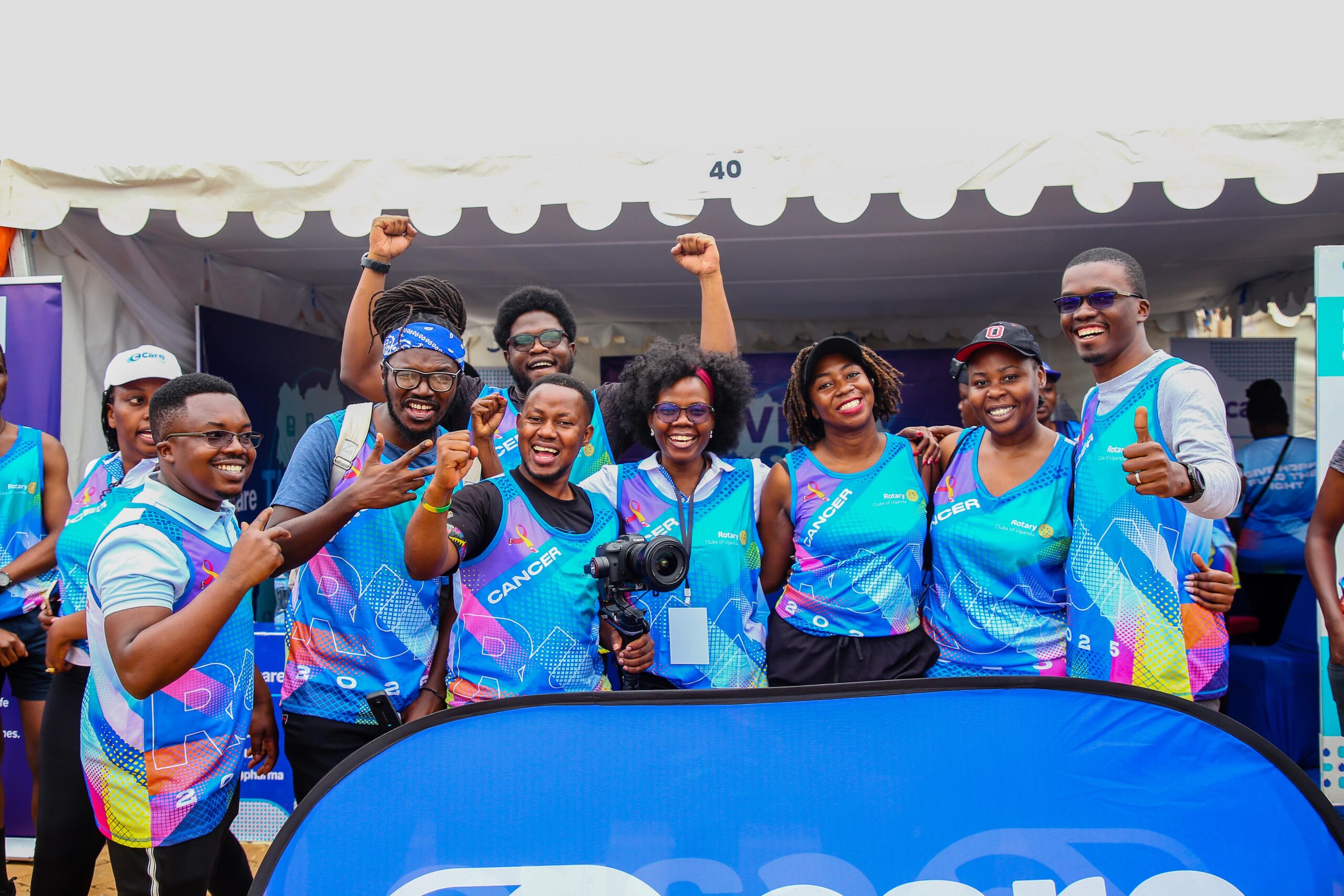 C-Care Uganda joins rotary to lead the fight against Cancer at 2025 Cancer run