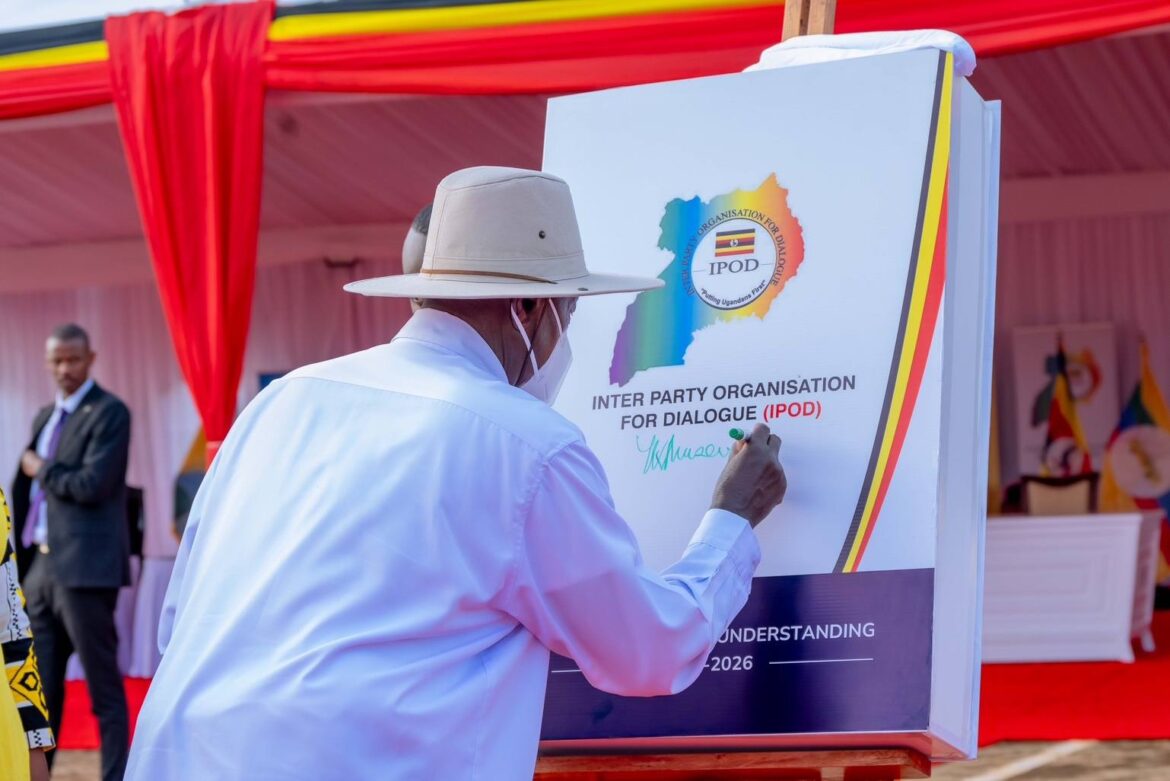 President Museveni hands over IPOD chairmanship to Democratic Party