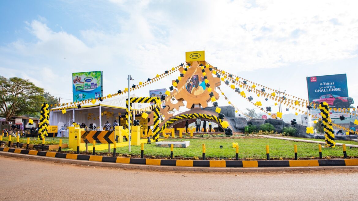 MTN Uganda launches branded roundabout, breaks ground on Jinja City’s Fountain