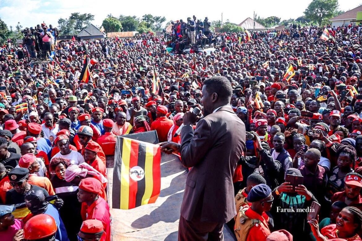 Road to 2026 Elections: Bobi Wine woos masses in Nakaseke campaign rally on Independence Day