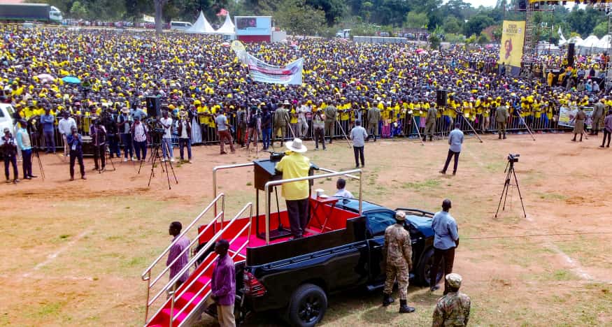 President Museveni campaigns in Butaleja, preaches wealth creation message
