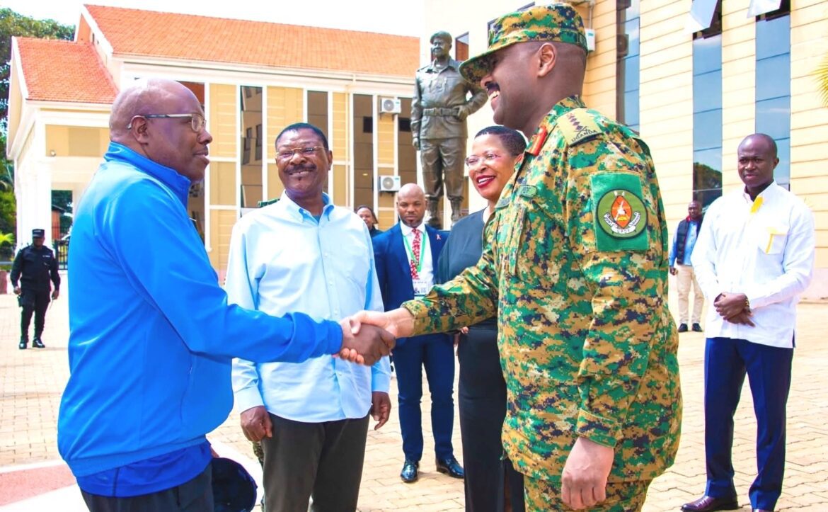 SURPRISE VISIT:East African Speakers Meet CDF Gen. Muhoozi On Security Matters