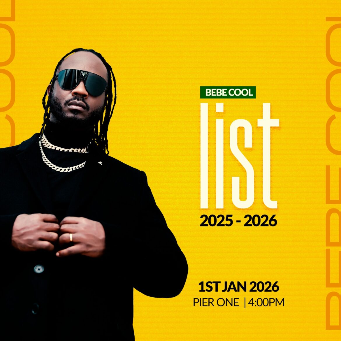 BEBE COOL LIST 2025: Music star Bebe Cool releases 2025 music list, celebrates breakthroughs and calls for Industry growth