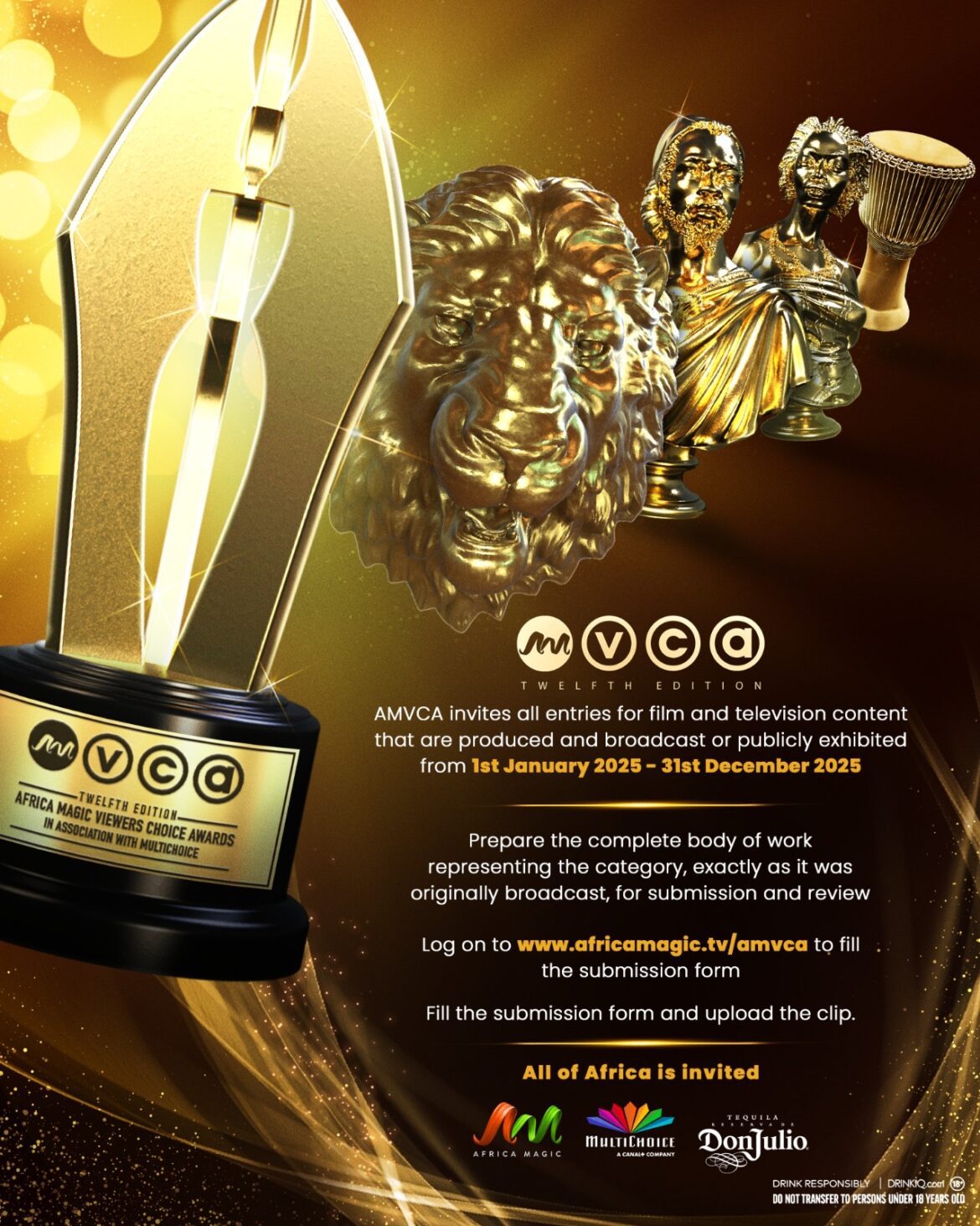 Africa Magic opens call for entries for the 12th Africa Magic viewers’ choice awards (AMVCA)