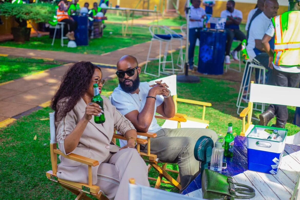 STAGGER QUEENS :Spice Diana, Sheebah Grab Castle Lite Jig Brand In Downing Crispy Stagger Juice