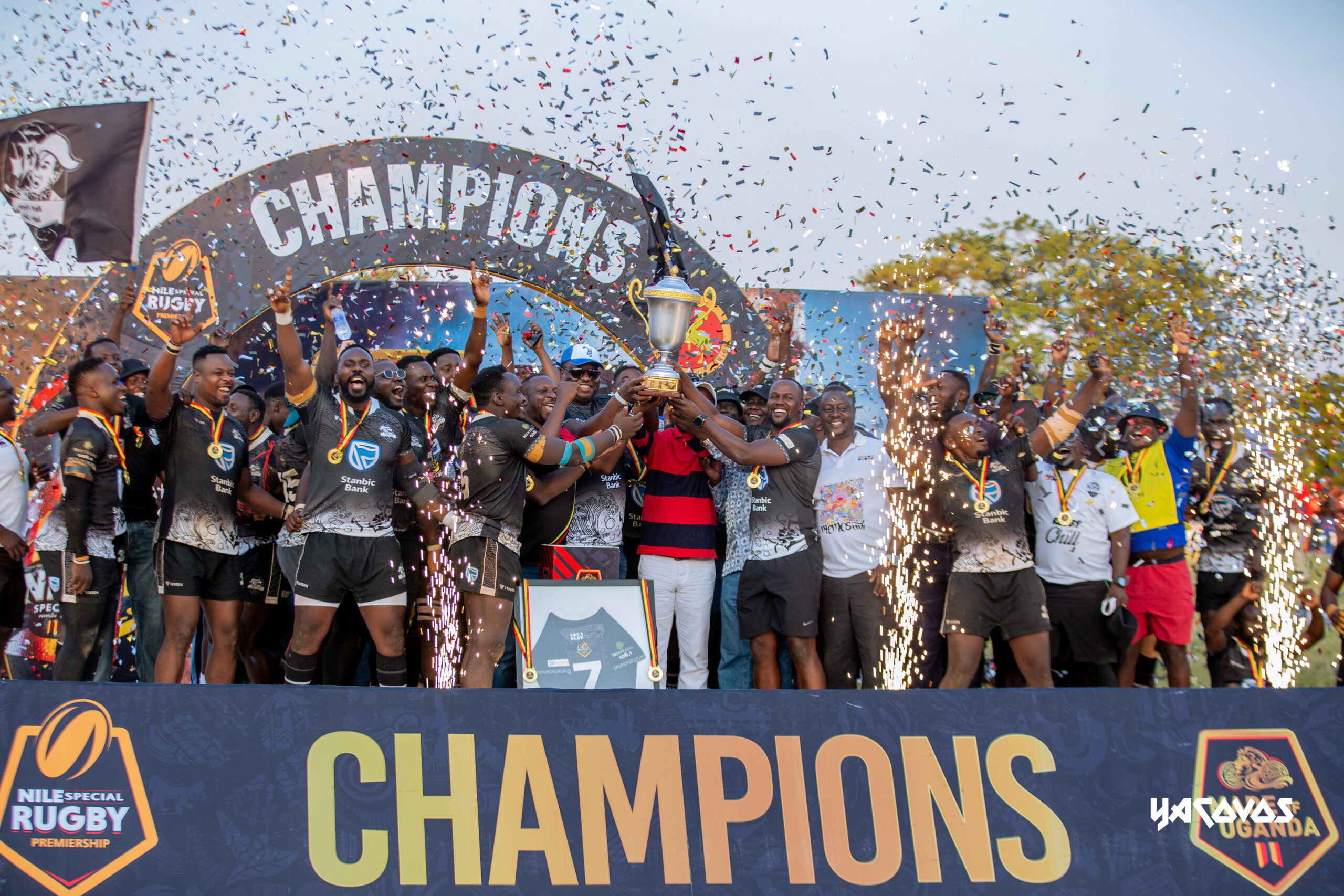 Stanbic Black Pirates retain national Rugby premiership title after thrilling victory over Buffaloes