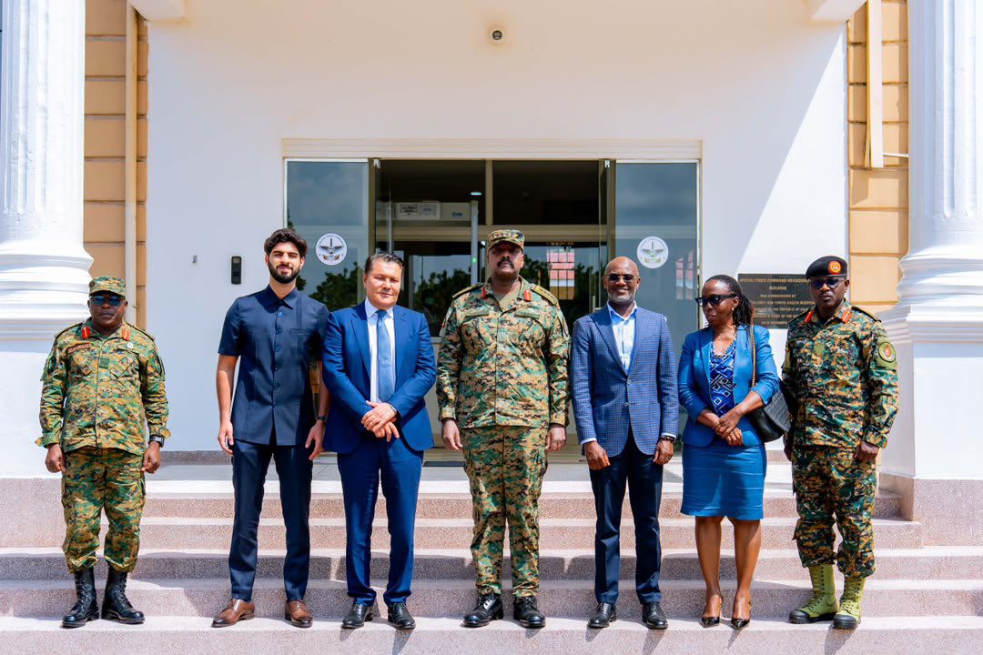 CDF Muhoozi meets Nation Media Group top brass officials