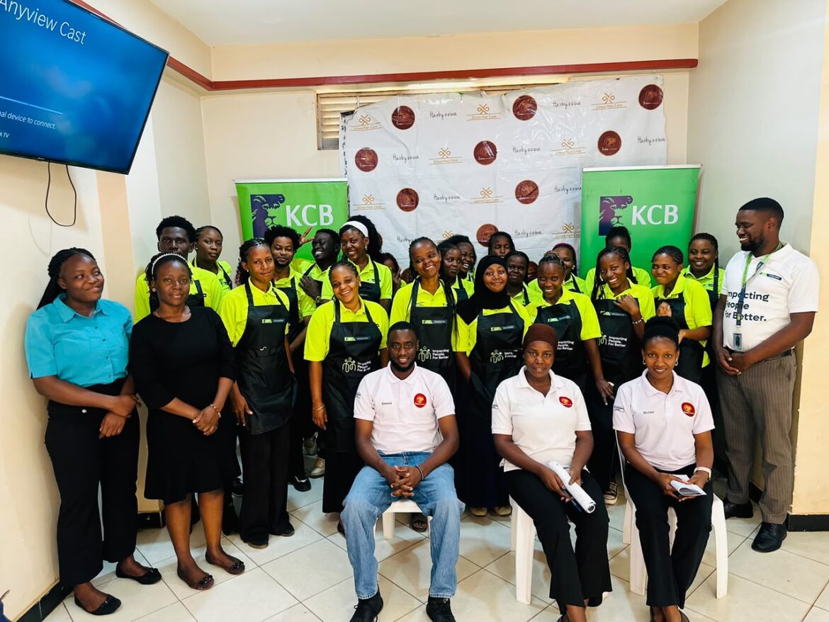 KCB Foundation Uganda supports Twekozese beneficiaries with safety gear & business skills to ease their transition into work