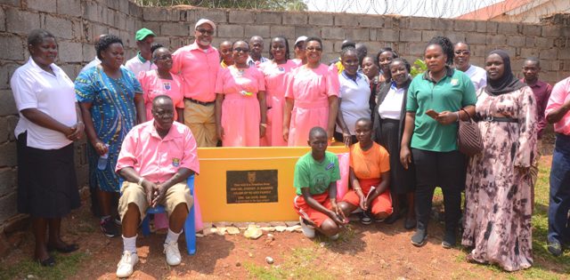 OLD BOY:Kampala City Lawyer Barenzi Donates shs45M Water Facility To Nkumba Pri. School