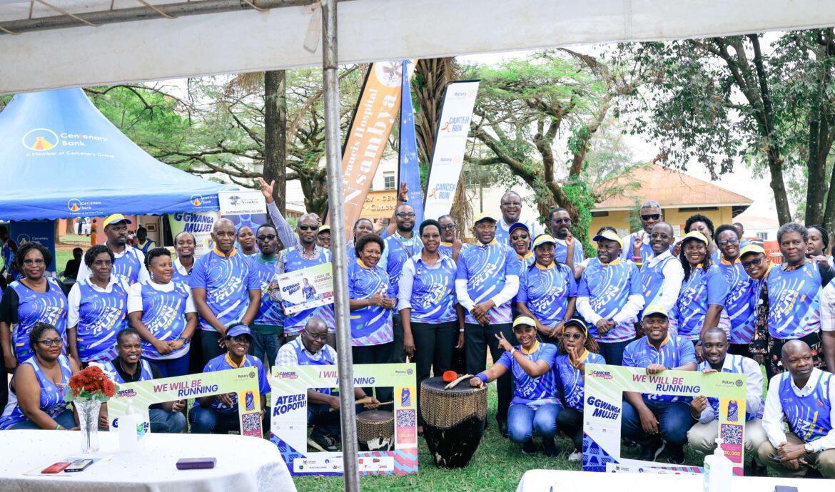 Centenary Bank Calls for early screening as Rotary Cancer Run builds momentum