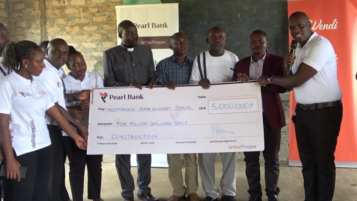Ngomanungi Secondary School receives financial boost from Pearl Bank for construction