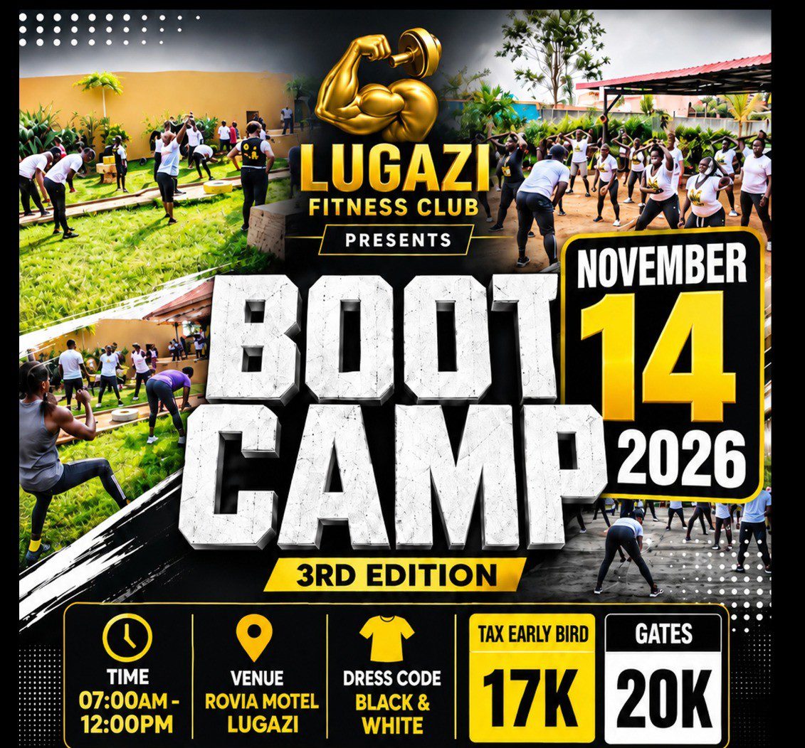 Events: 3rd Lugazi Boot Camp on 14th November 2026 at Rovia Motel