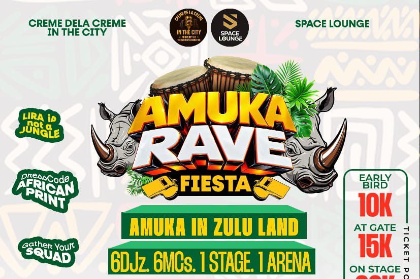 Events: Amuka Rave Fiesta at Space Lounge, Lira City on 28th November 2026