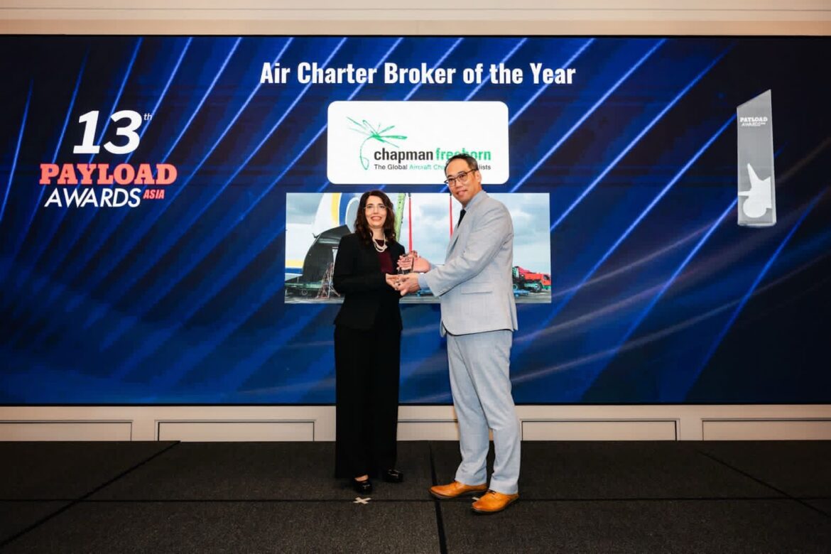 Chapman Freeborn named Air Charter broker of the year at 2026 Payload Asia Awards