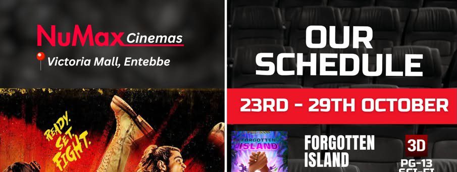 Events: Happening at NuMax Cinemas, Victoria Mall – Entebbe (23rd to 29th October 2026)