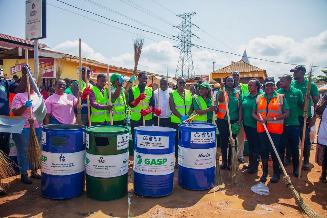 UBL, GASP, and Eco champs join Luzira community in clean-up drive to reinforce environmental and psychological safety